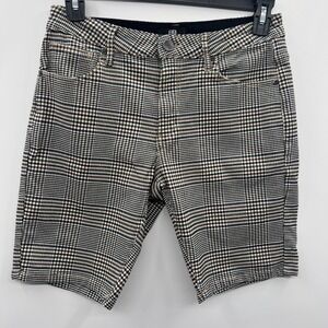 BENJAMIN BLACK‎ Mens Plaid Shorts Size 32 Flat Front Golf Preppy